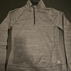 Reebok Medium Gray 1/4 zip Shirt